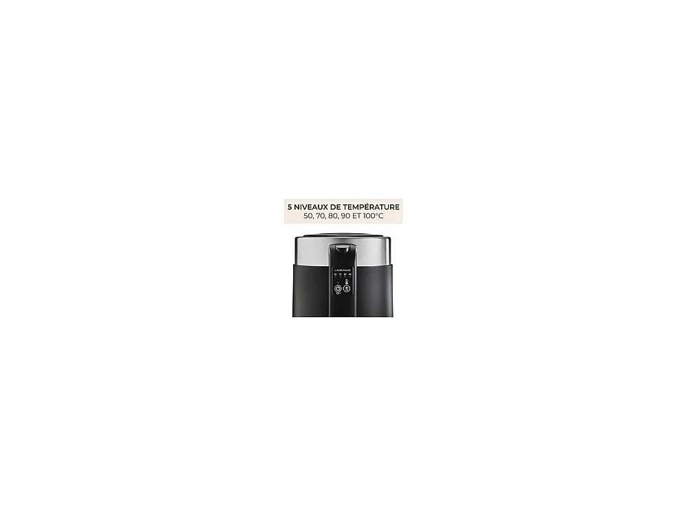 Lagrange 509041 Bollitore Elettrico 1,7L 2000W Nero Opaco - 5 Impostazioni di Temperatura