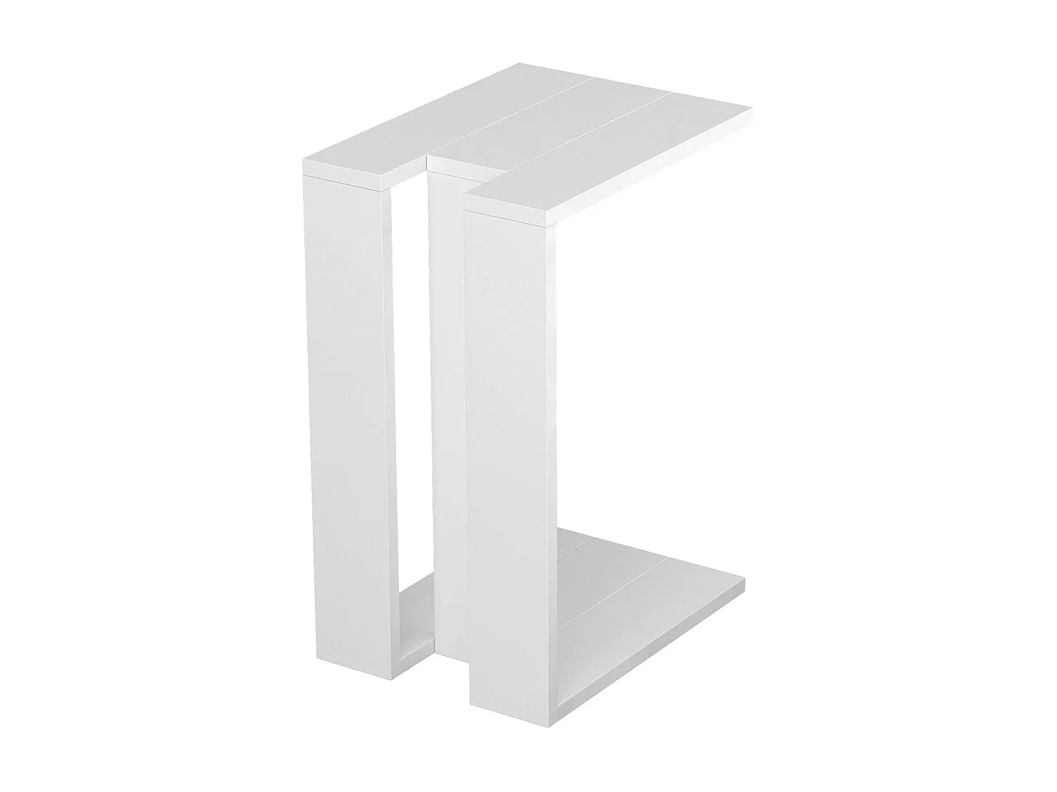 Table d'appoint, Table de salon coloris blanc - longueur 40 x profondeur 30 x hauteur 57cm