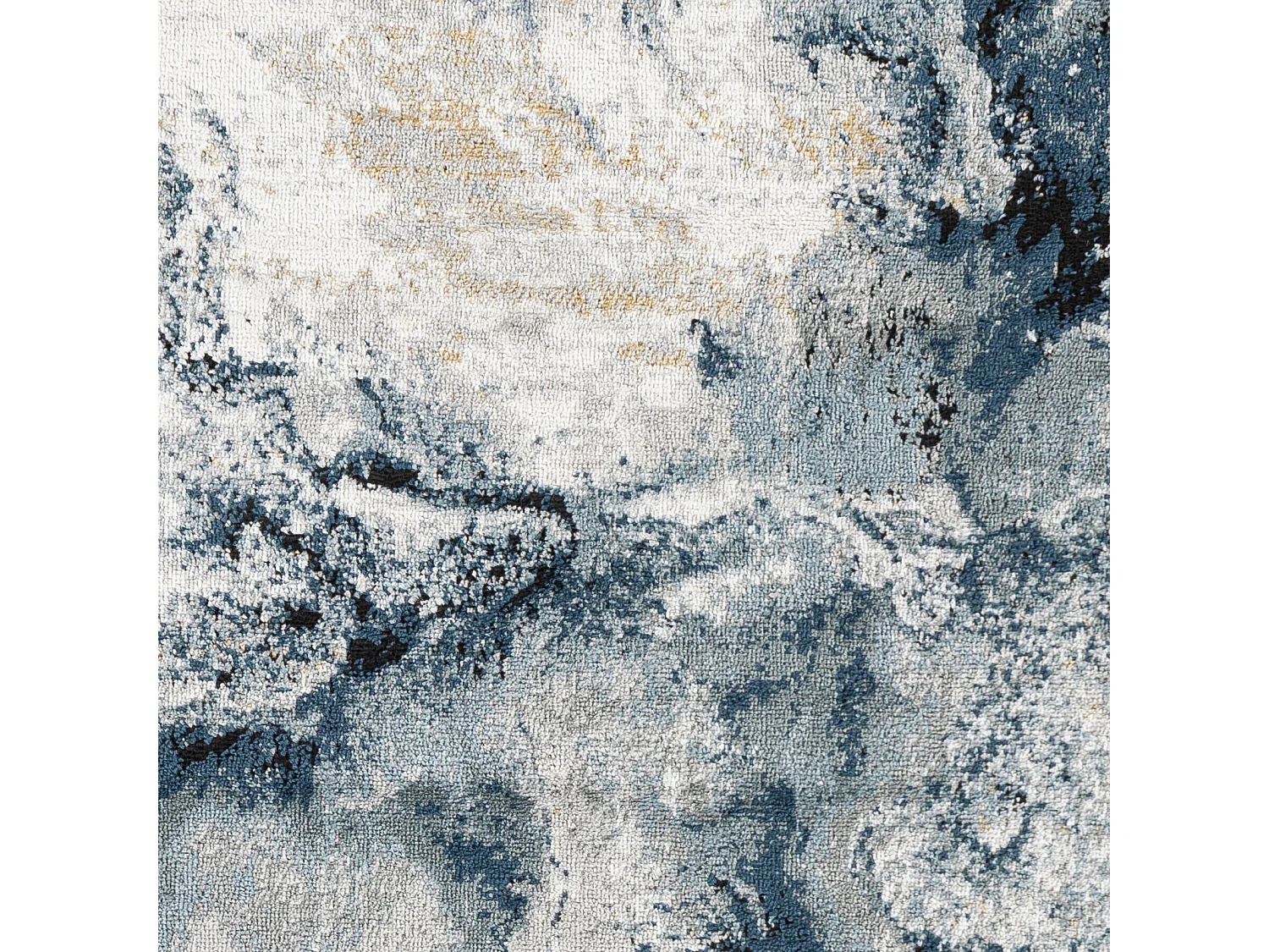 Modern Abstract Tapijt - Blauw/Grijs - 160x220cm - EMMA