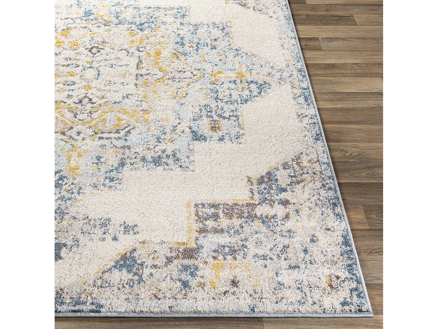 Vintage Oosters Tapijt - Geel/Ivoor - 200x275cm - SUN