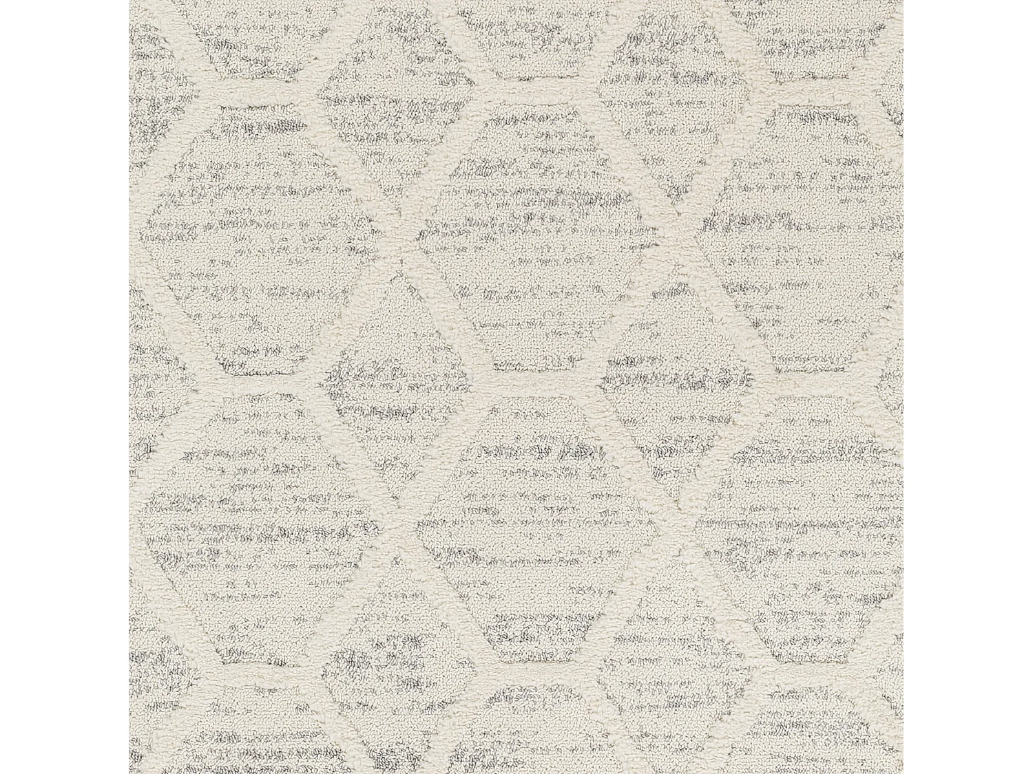 Tapis Scandinave Bohème - Ivoire/Gris - 160x213cm - NORAH