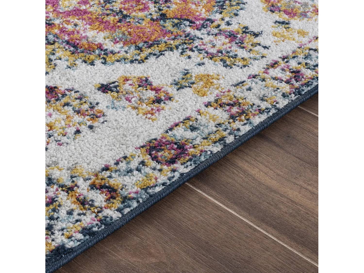 Vintage Oosters Tapijt - Meerkleurig/Roze - 120x170cm - JULIA