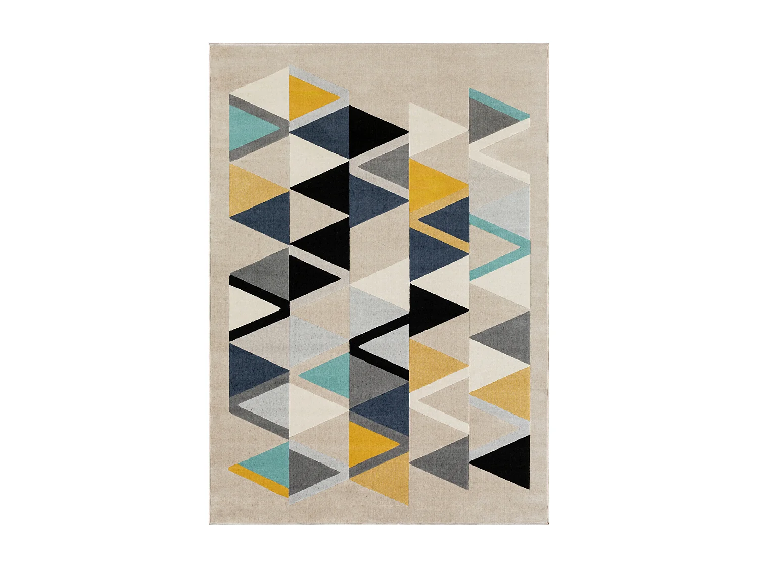 Modern Scandinavisch Tapijt - Meerkleurig/Grijs - 160x220cm - DELANEY