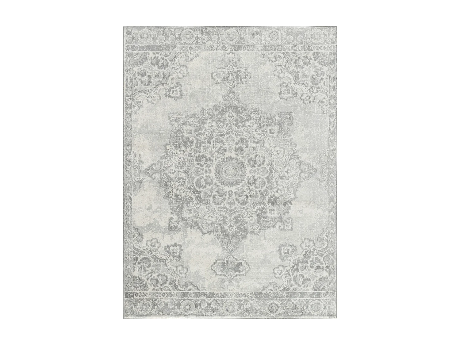 Alfombra Vintage Oriental - Gris/Marfil - 130x180cm - LOLA