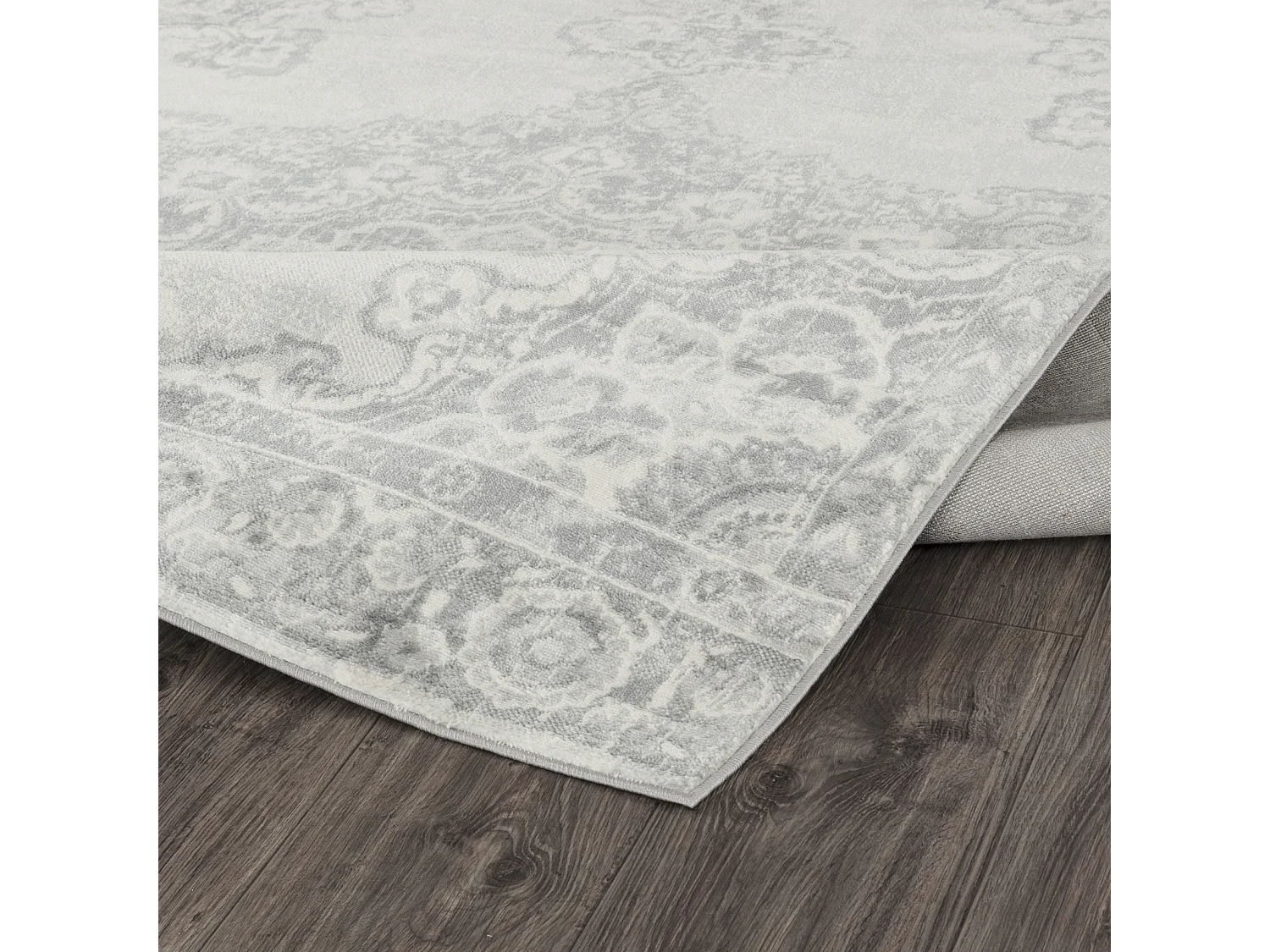 Alfombra Vintage Oriental - Gris/Marfil - 130x180cm - LOLA