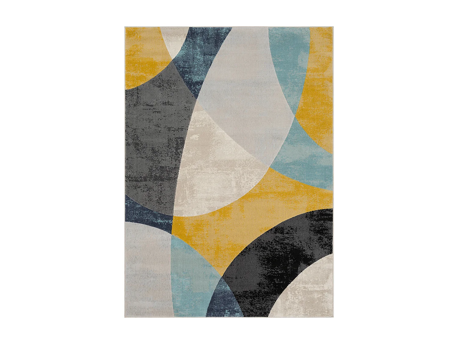 Tapis Scandinave Moderne - Multicolore/Bleu - 160x220cm - BEA