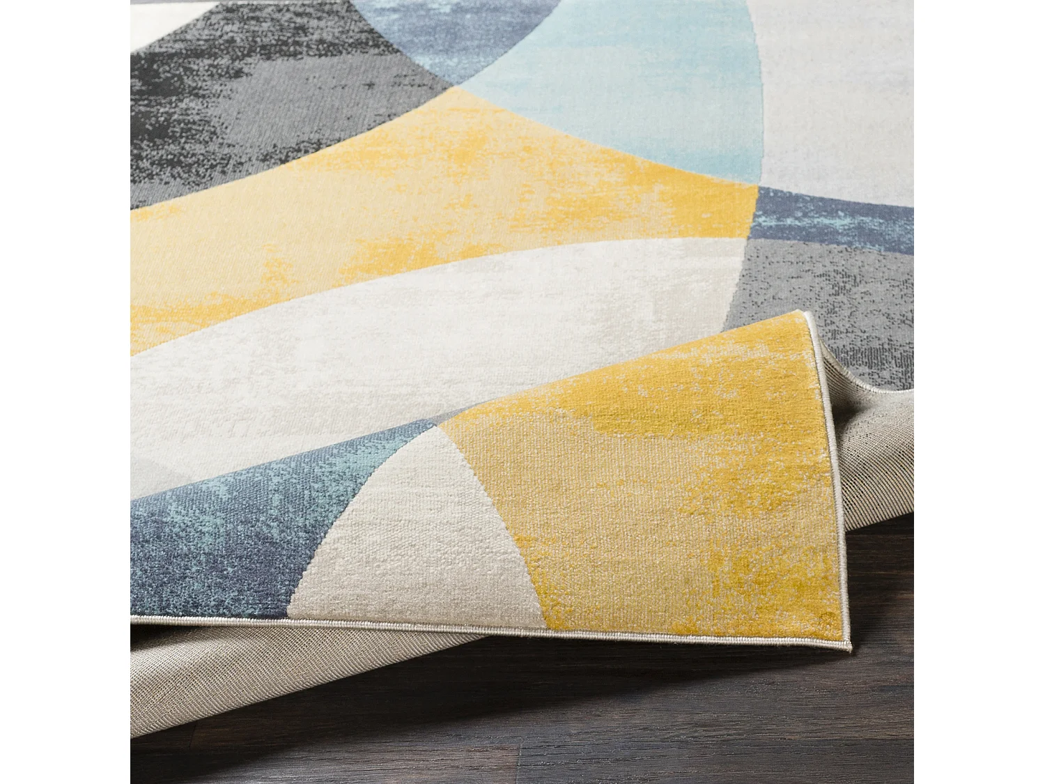 Tapis Scandinave Moderne - Multicolore/Bleu - 160x220cm - BEA