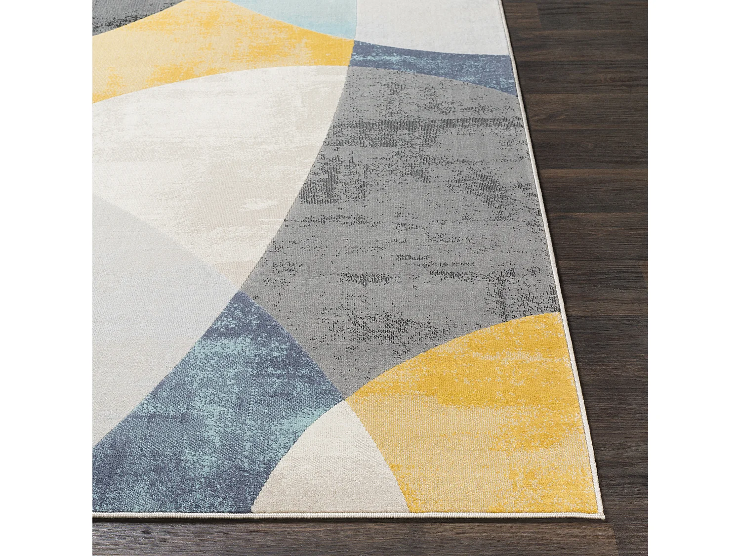 Tapis Scandinave Moderne - Multicolore/Bleu - 160x220cm - BEA