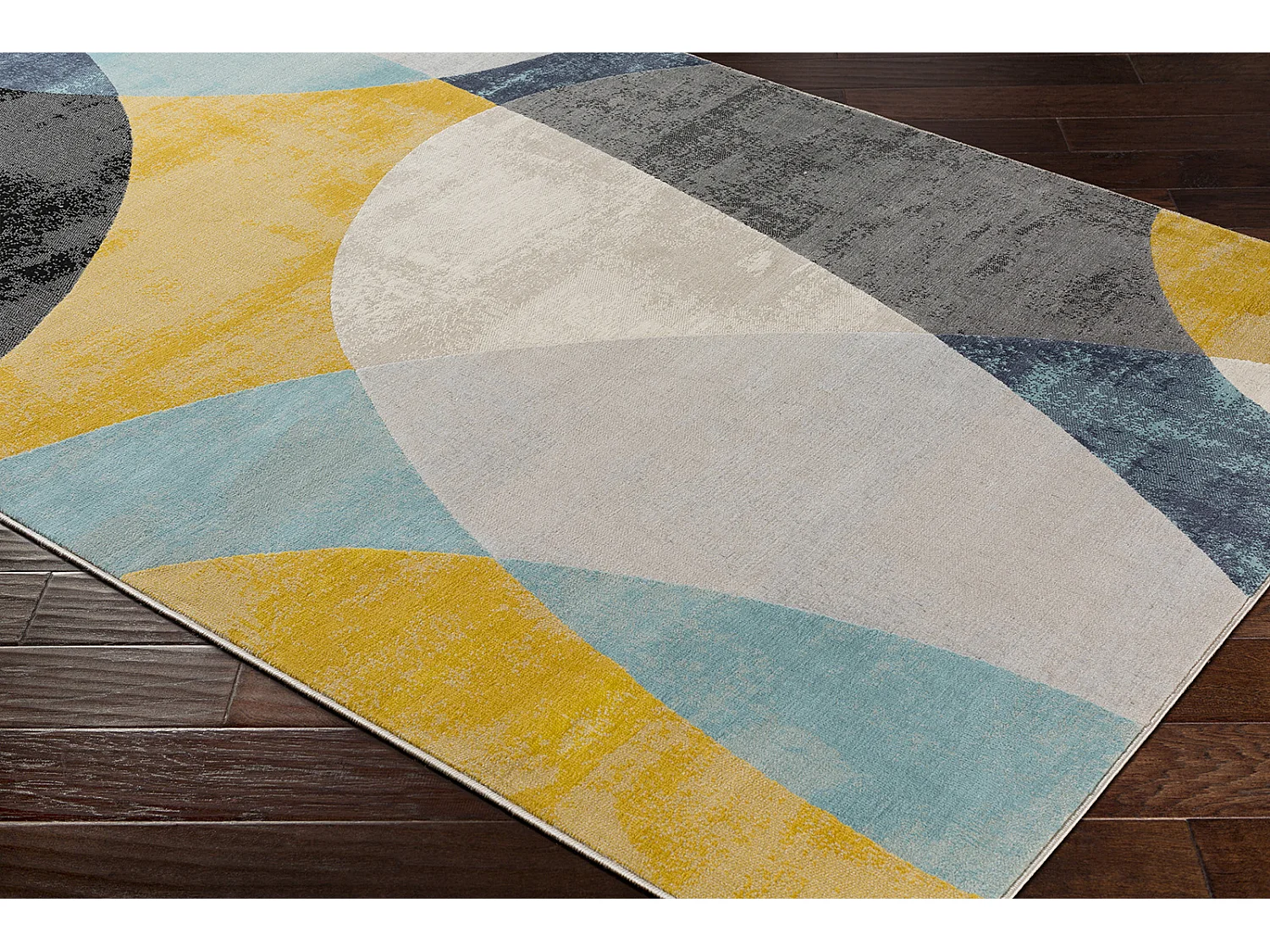 Tapis Scandinave Moderne - Multicolore/Bleu - 160x220cm - BEA