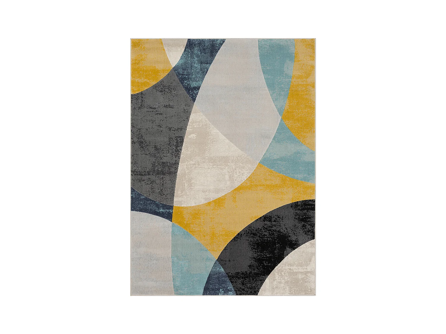 Modern Scandinavisch Tapijt - Meerkleurig/Blauw - 160x220cm - BEA