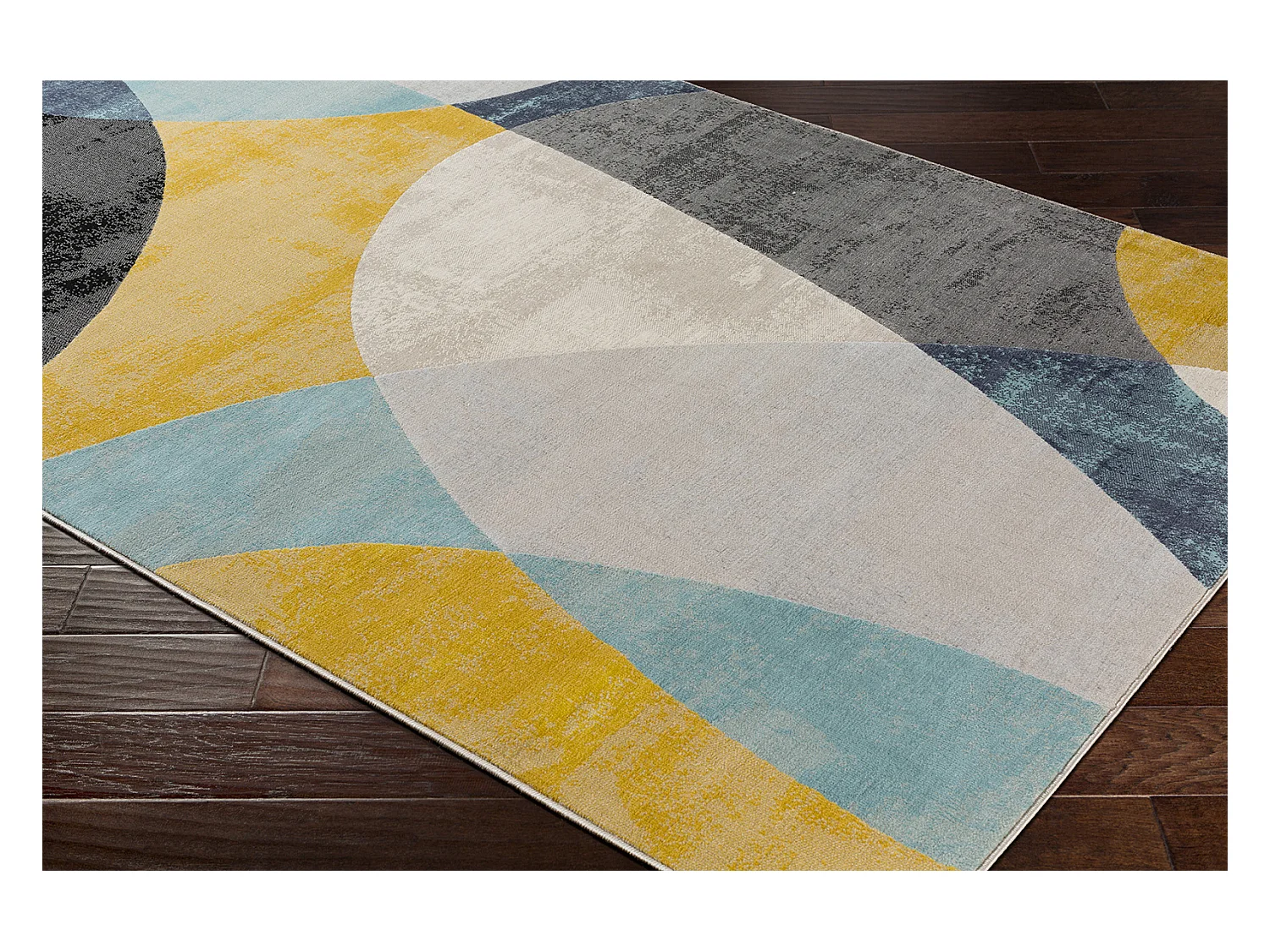 Modern Scandinavisch Tapijt - Meerkleurig/Blauw - 160x220cm - BEA