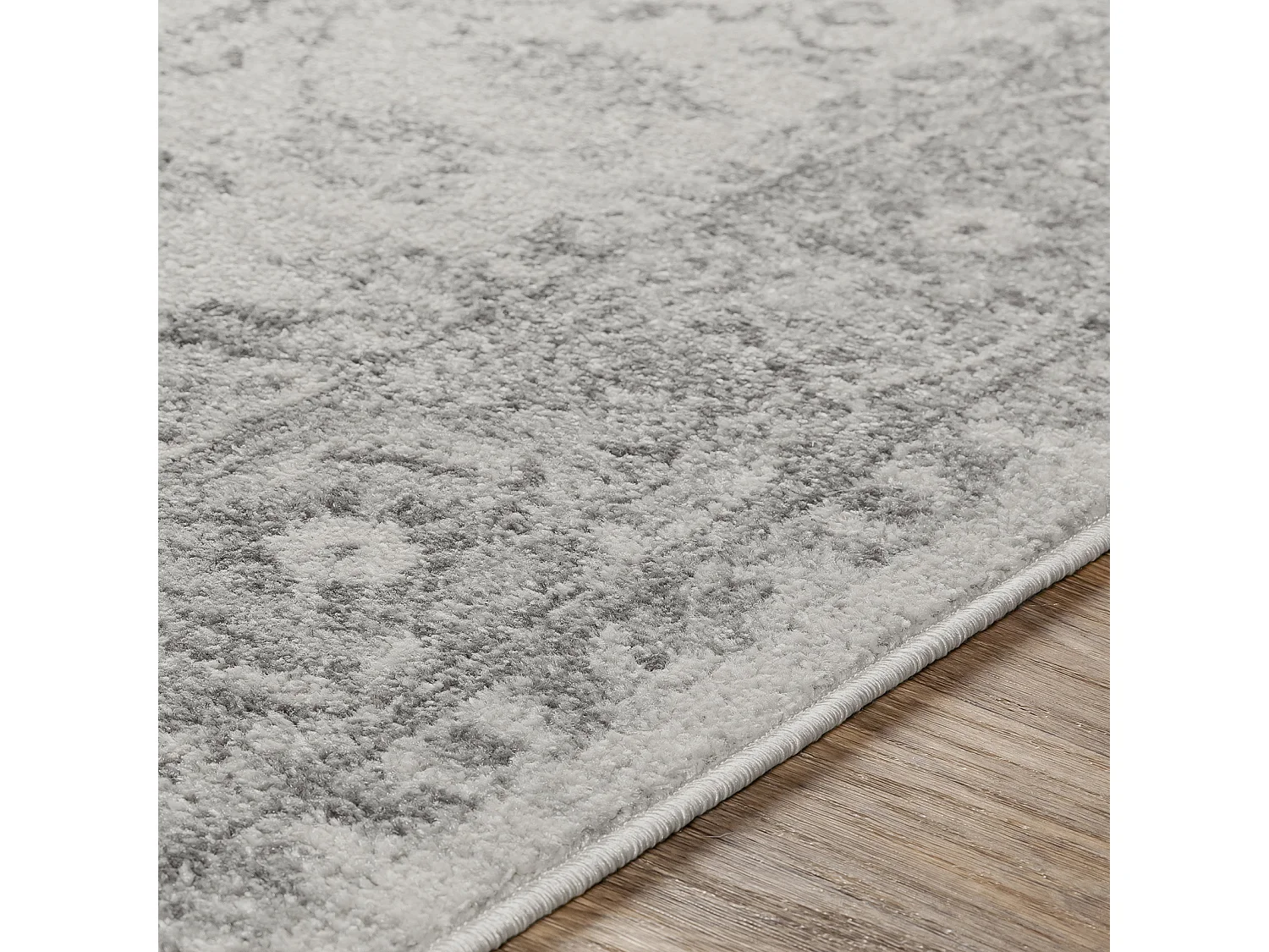 Tapis Vintage Oriental - Gris/Blanc - 160x220cm - FARAH