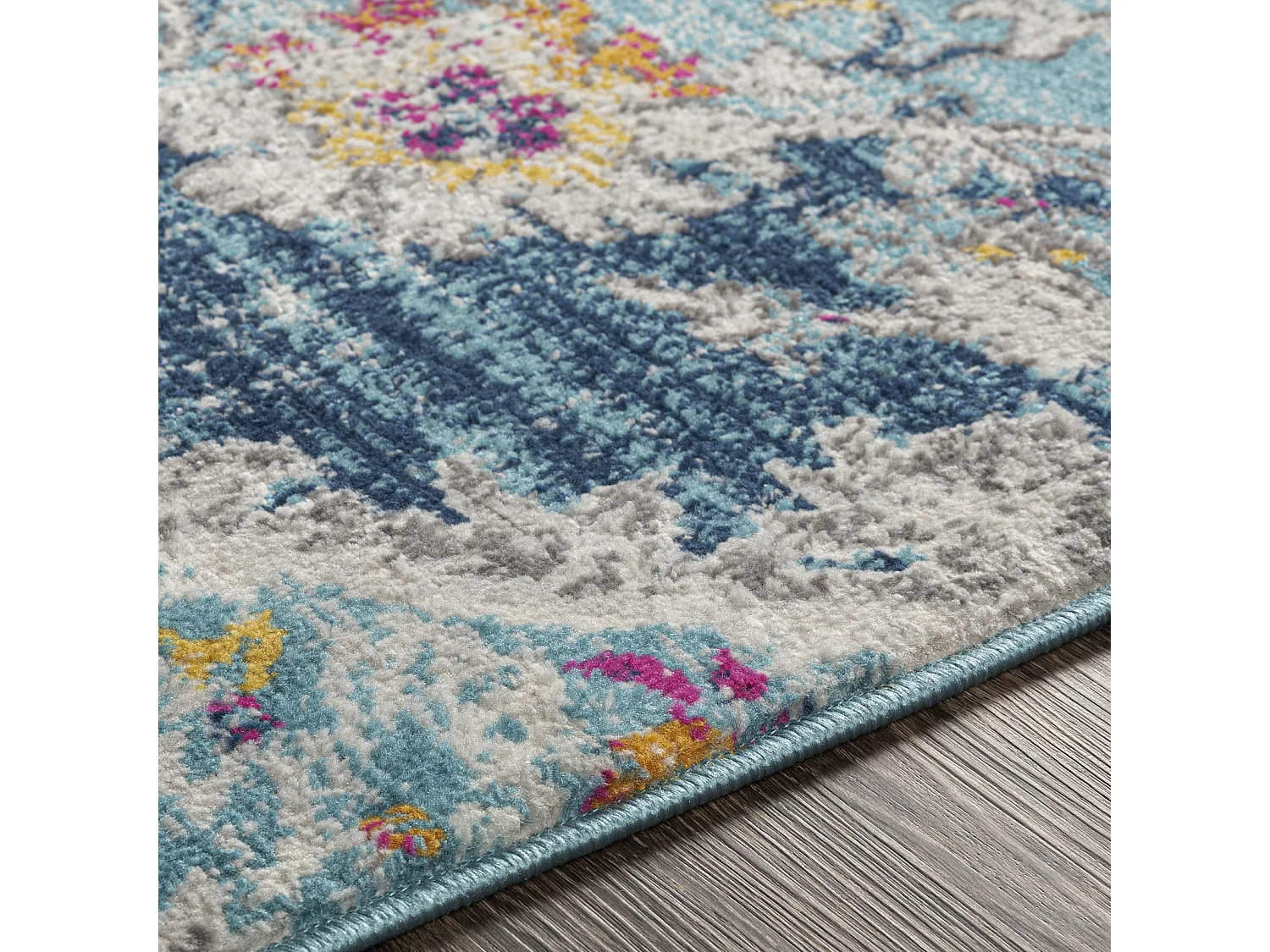 Tapis de Couloir Vintage Oriental - Multicolore/Bleu - 80x220cm - ROMY