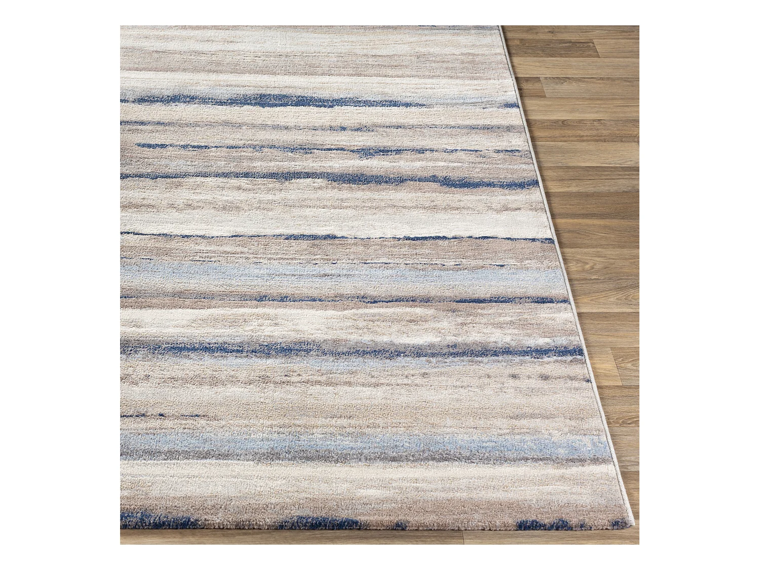 Tapis Scandinave Moderne - Blanc/Gris/Bleu - 200x275cm - PANDORA