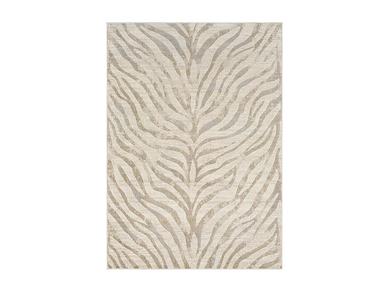 Alfombra Zebra Bohemia - Gris/Beige - 120x170cm - CYBELE
