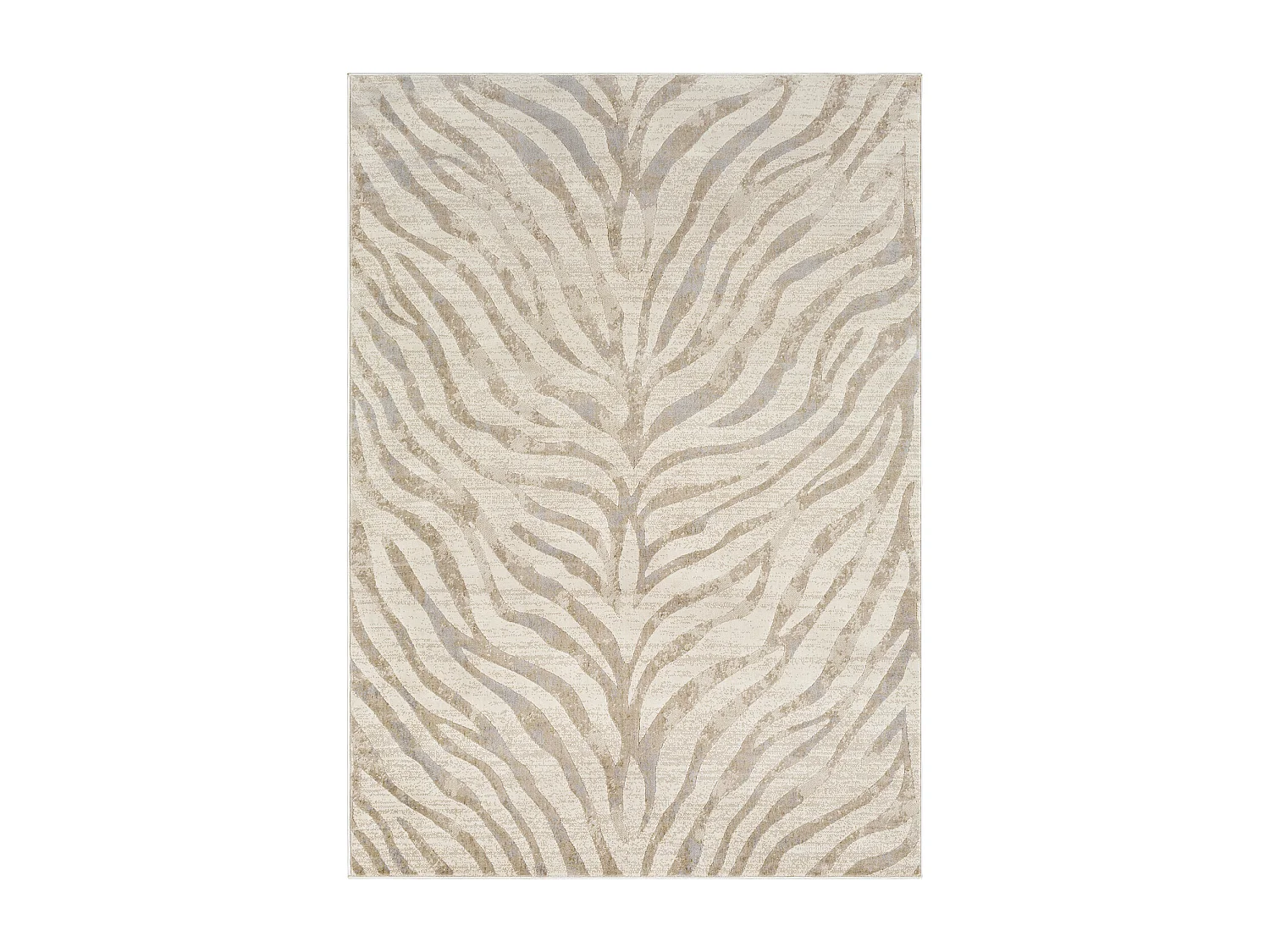 Boho Zebra Tapijt - Grijs/Beige - 120x170cm - CYBELE