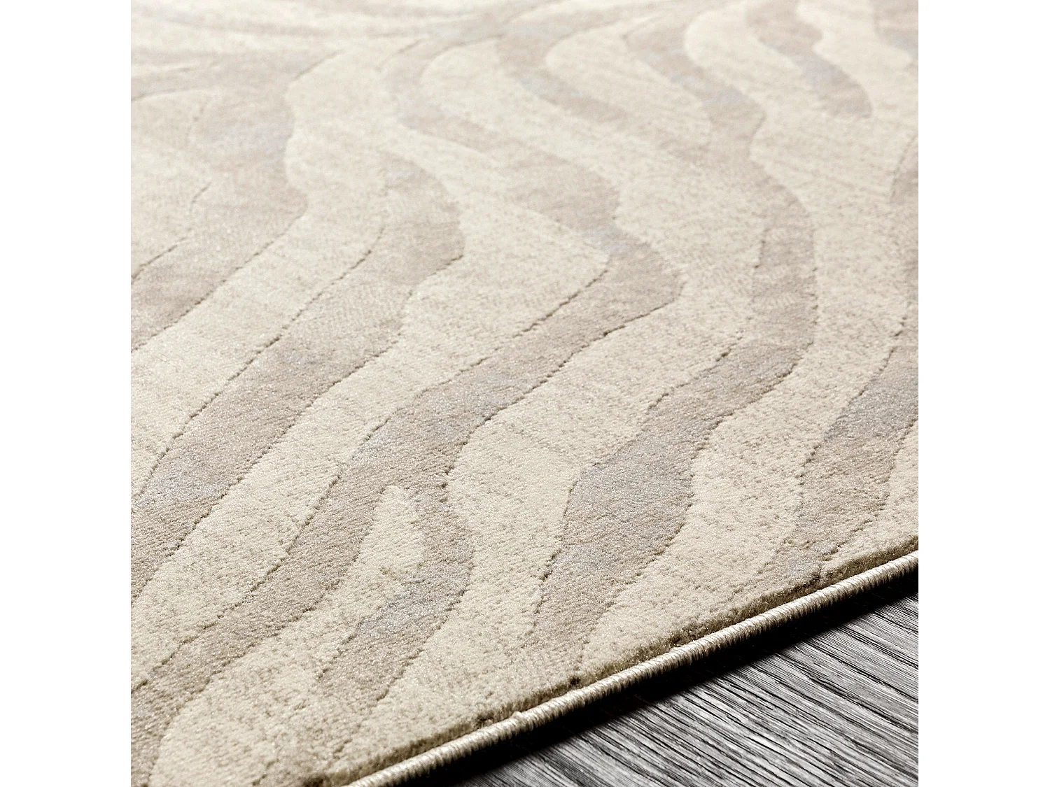 Boho Zebra Tapijt - Grijs/Beige - 120x170cm - CYBELE