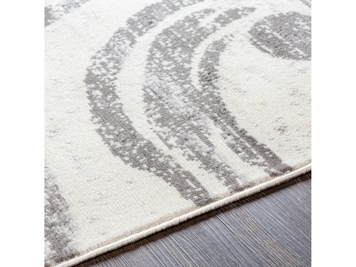 Tappeto Scandinavo Moderno - Bianco/Grigio - 152x213cm - MARGARET