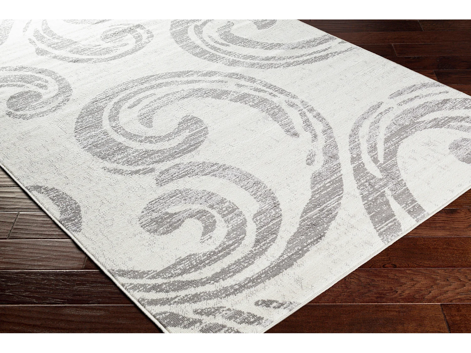 Tappeto Scandinavo Moderno - Bianco/Grigio - 152x213cm - MARGARET