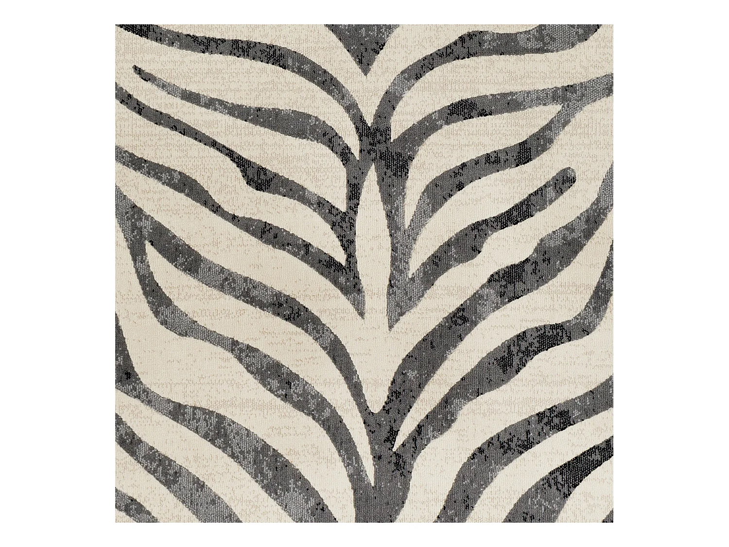 Boho Zebra Loper Gang - DonkerGrijs/Beige - 80x220cm - CYBELE