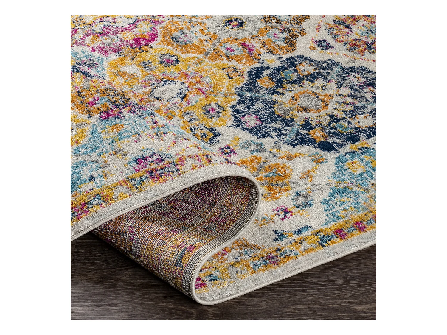 Tapis Vintage Oriental - Multicolore/Orange - 200x275cm - INES