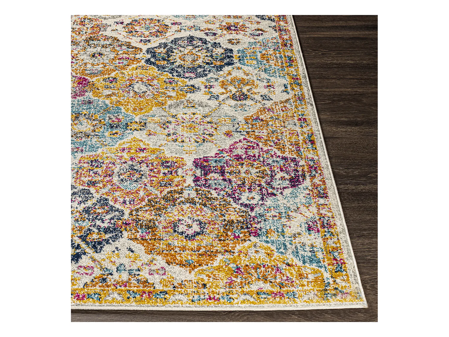 Tapis Vintage Oriental - Multicolore/Orange - 200x275cm - INES