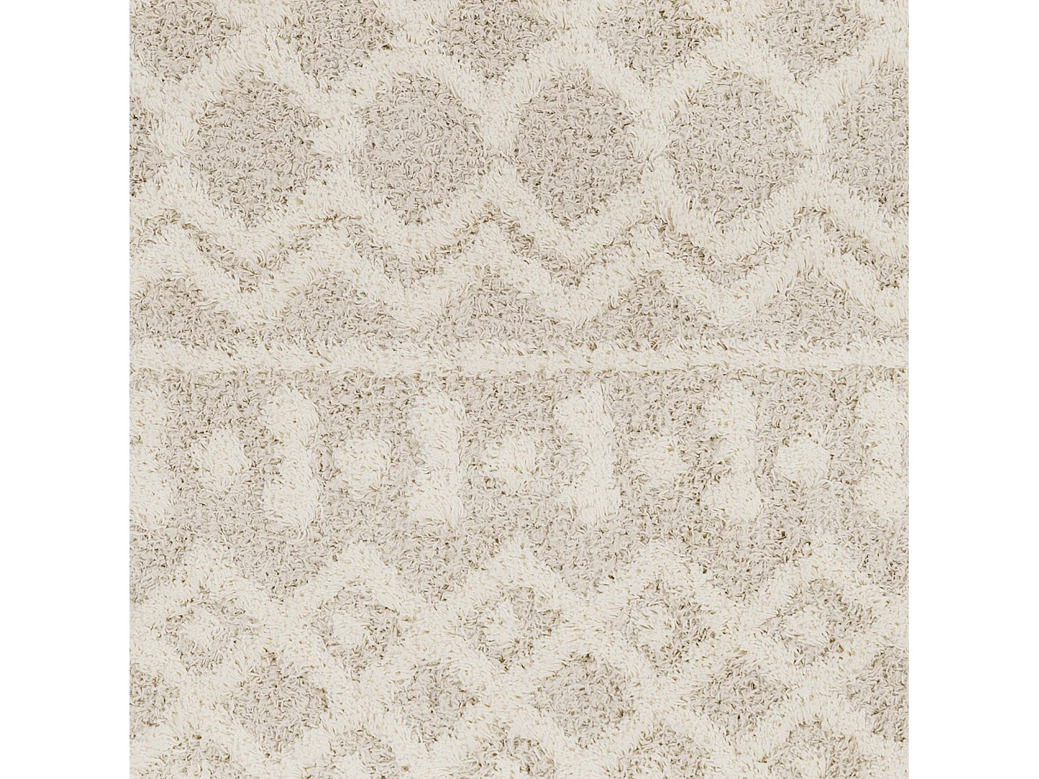 Hoogpolig Shaggy Boho Loper Gang - Ivoor/Beige - 80x220cm - NOUR