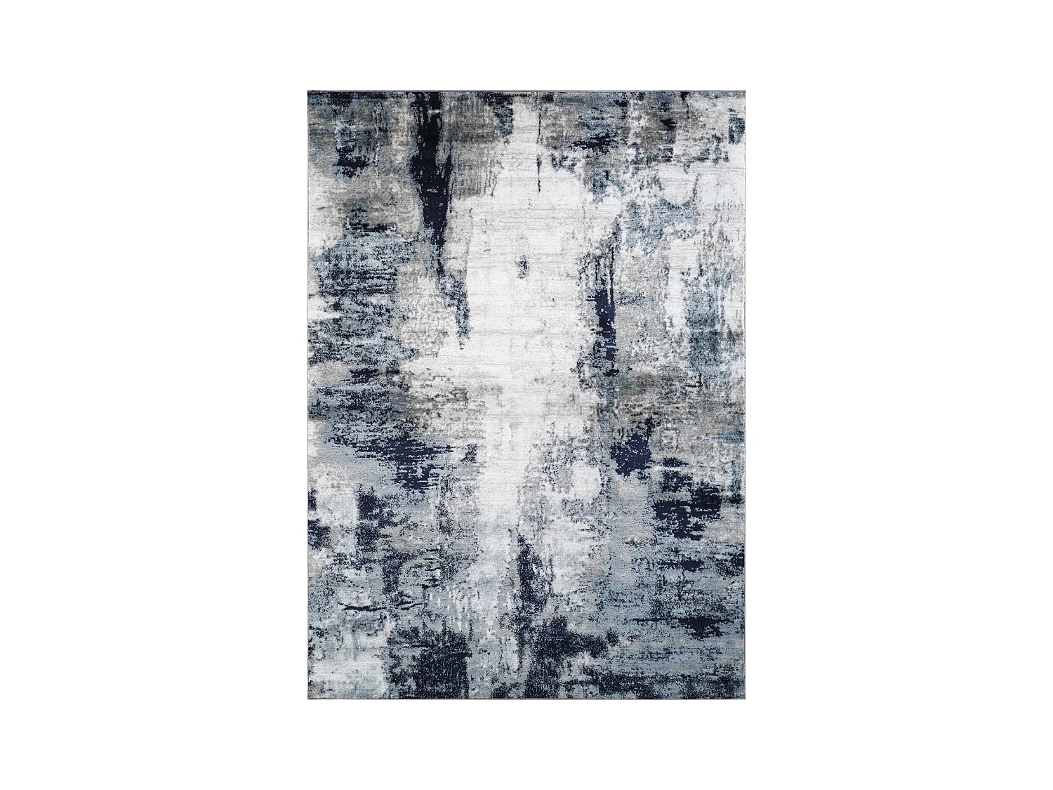Tapis Abstrait Moderne - Bleu/Blanc/Gris - 160x220cm - GIULIA