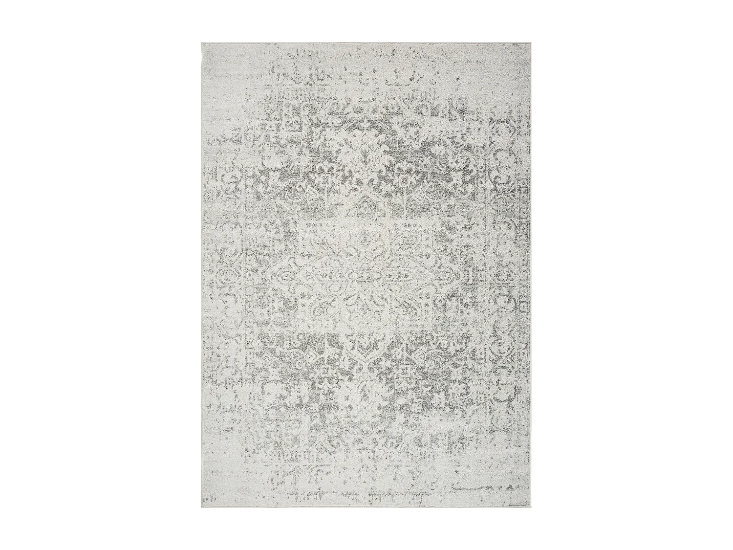 Tapis Vintage Oriental - Gris/Blanc - 200x275cm - JULIETTE