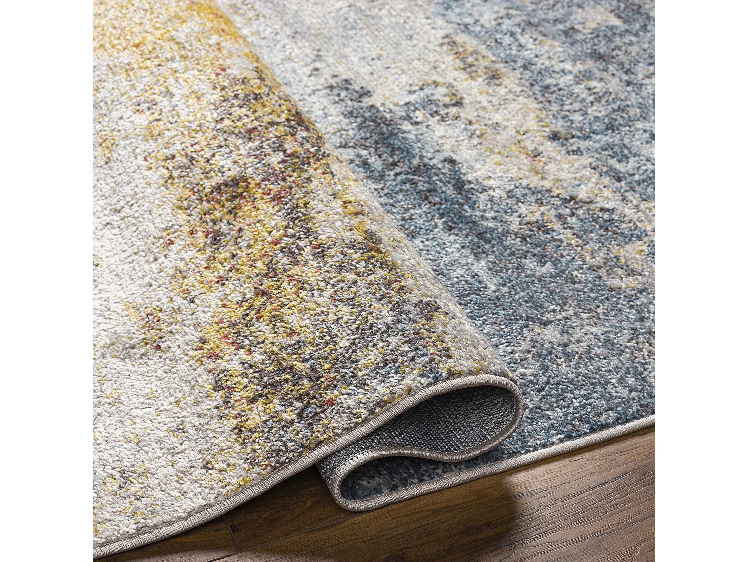 Tapis Abstrait Moderne - Multicolore/Orange - 160x213cm - VALERIE