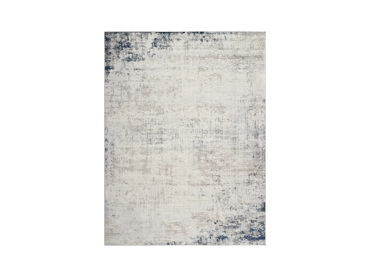 Tapis Abstrait Moderne - Ivoire/Gris/Bleu - 160x215cm - ALIX