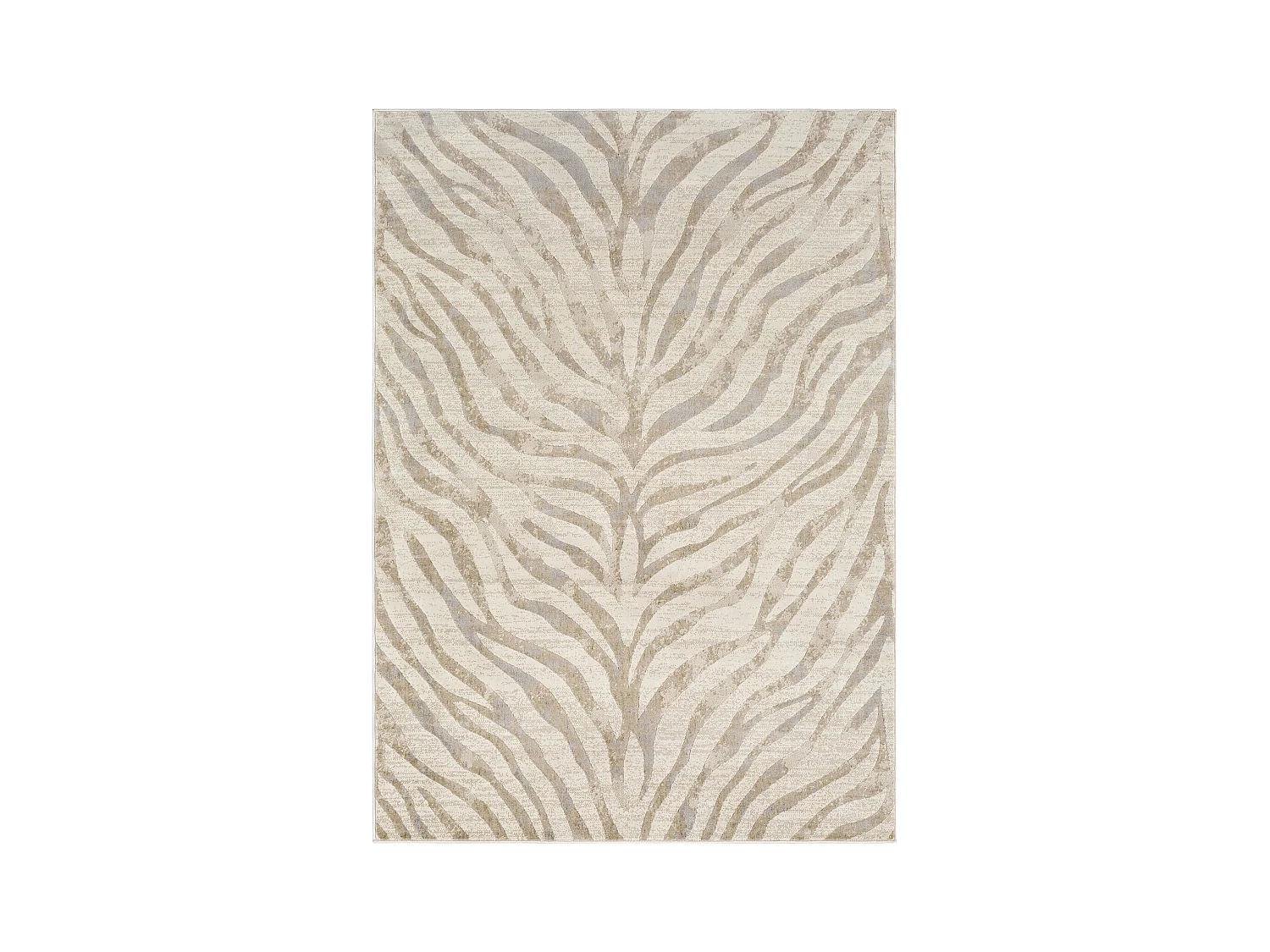 Alfombra Zebra Bohemia - Gris/Beige - 200x275cm - CYBELE