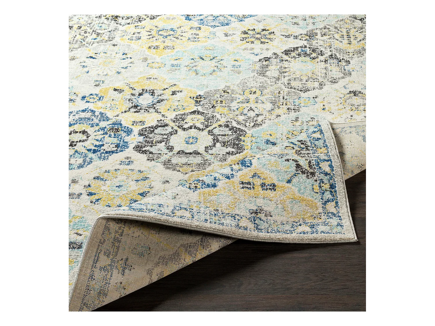 Vintage Oosters Tapijt - Meerkleurig/Blauw - 160x220cm - INES