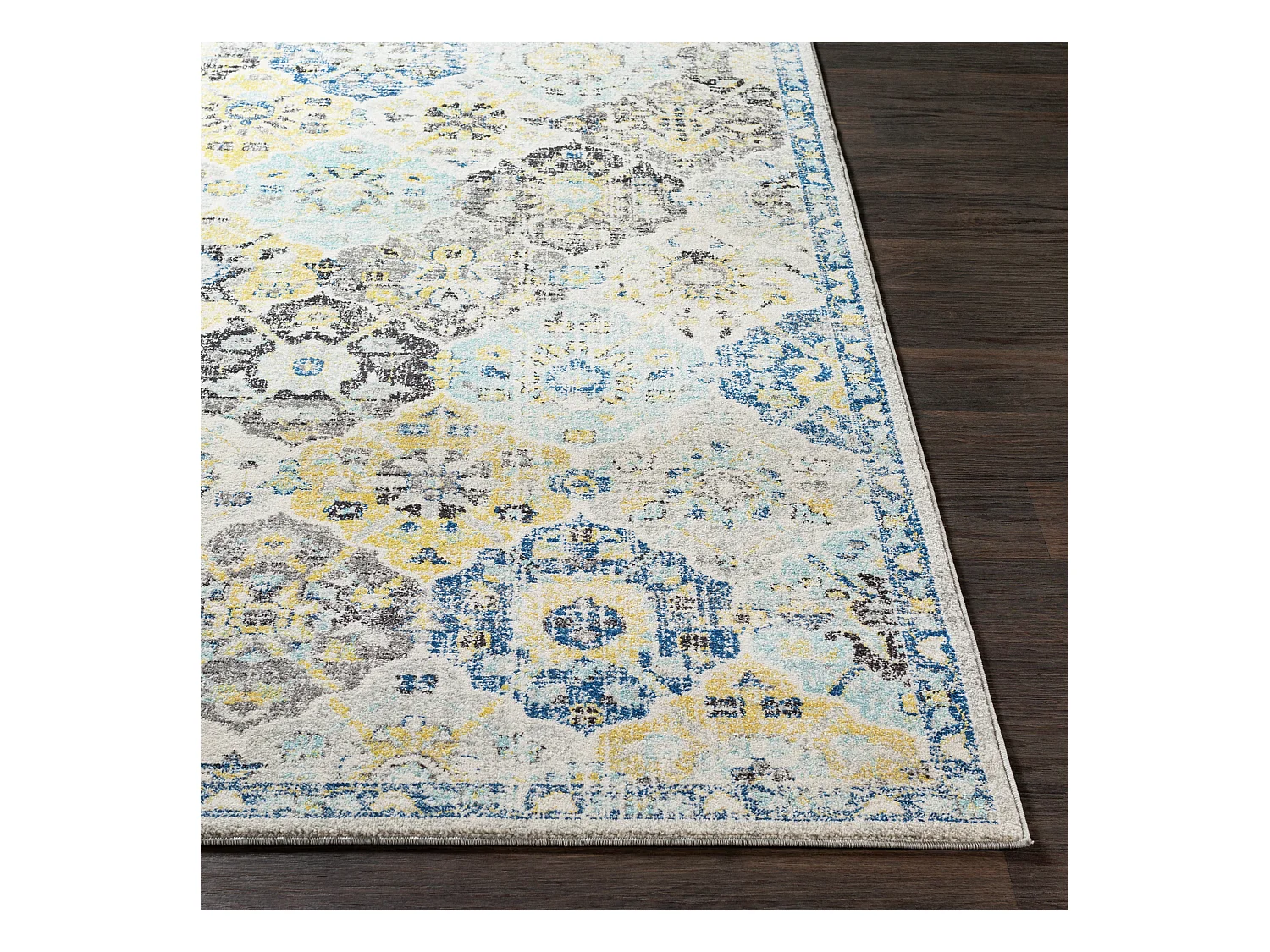 Vintage Oosters Tapijt - Meerkleurig/Blauw - 160x220cm - INES