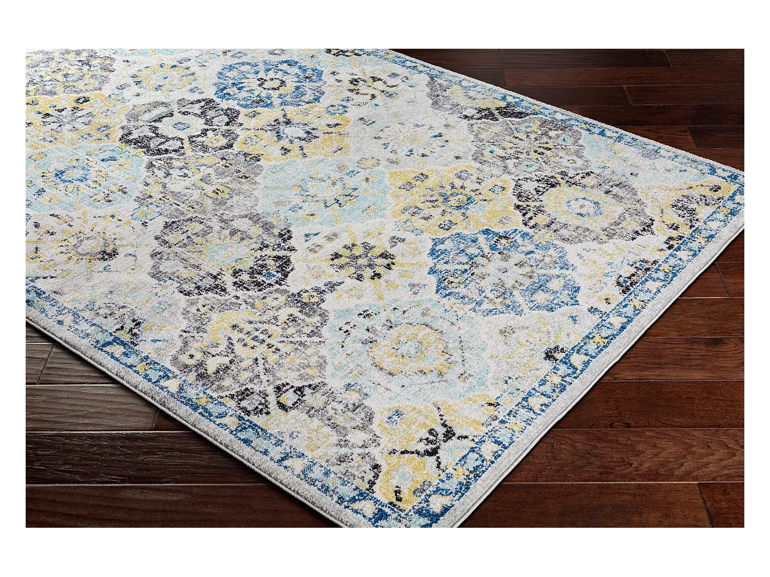 Vintage Oosters Tapijt - Meerkleurig/Blauw - 160x220cm - INES