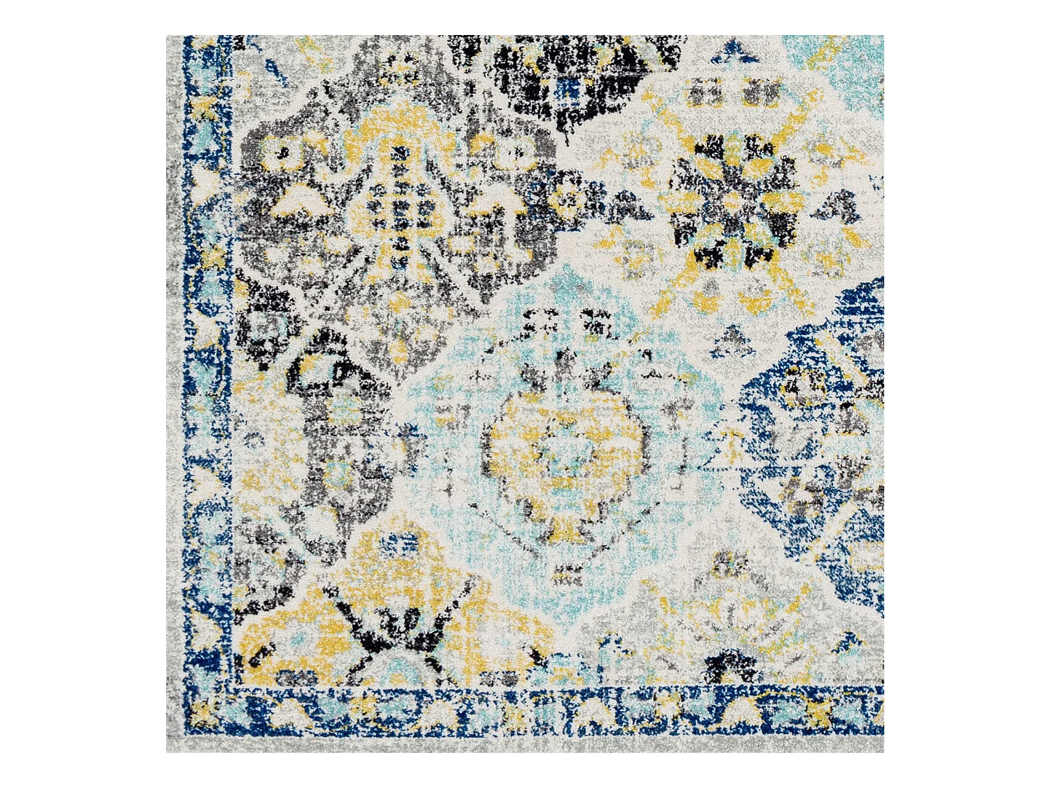 Vintage Oosters Tapijt - Meerkleurig/Blauw - 160x220cm - INES
