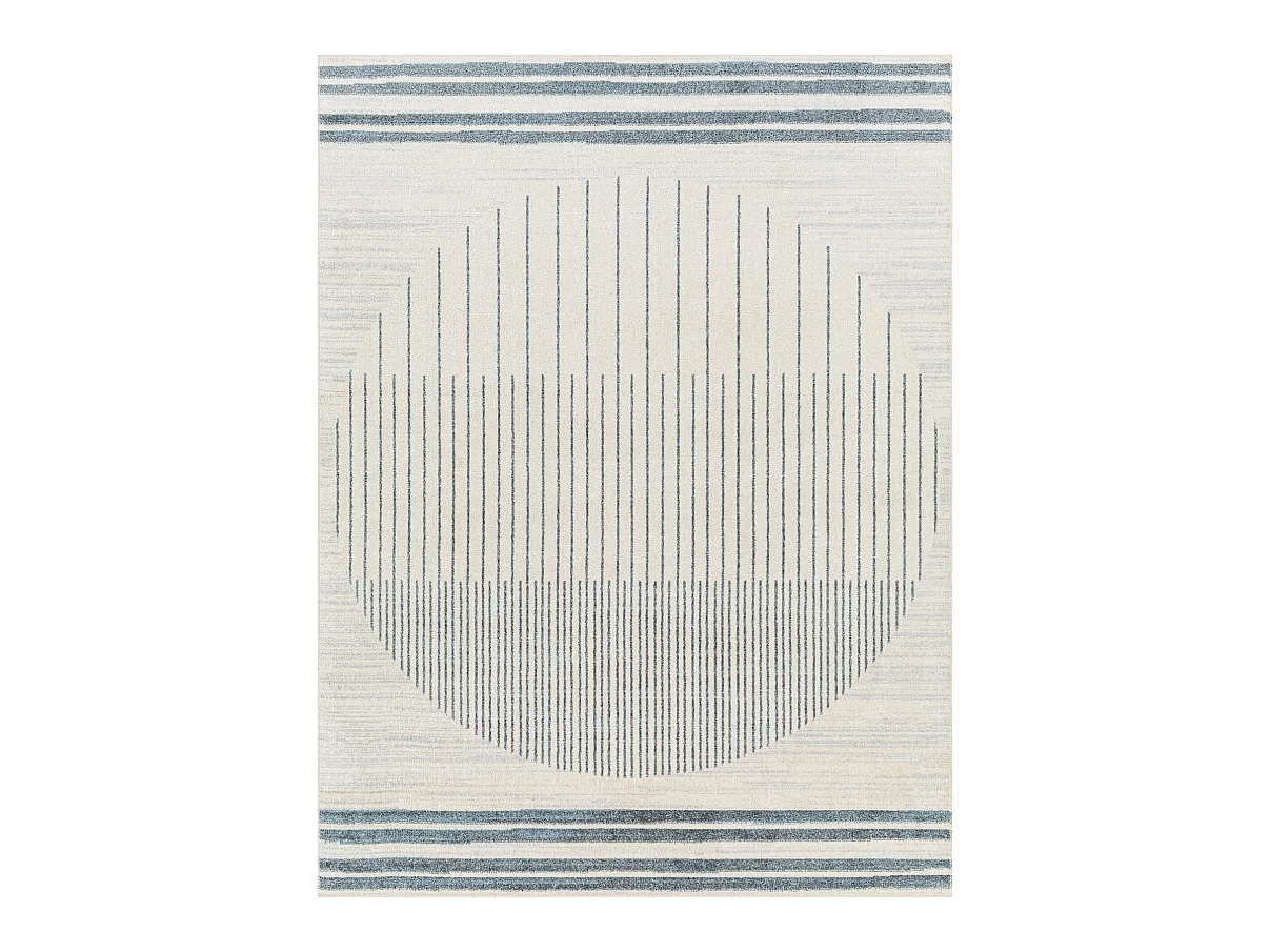 Tapis Scandinave Lavable en Machine - Bleu - 160x213cm - ENSO