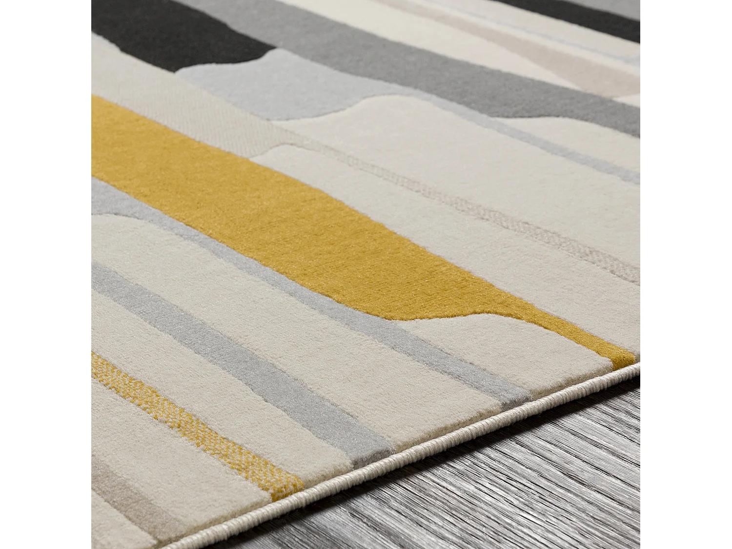 Alfombra Escandinava Moderna - Multicolor/Gris - 200x275cm - ANAIS