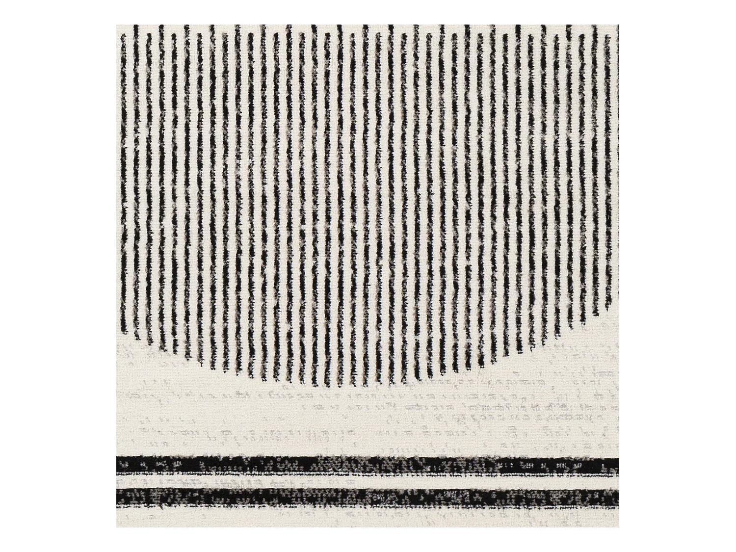 Modern Scandinavisch Loper Gang - Wit/Zwart - 80x220cm - ENSO