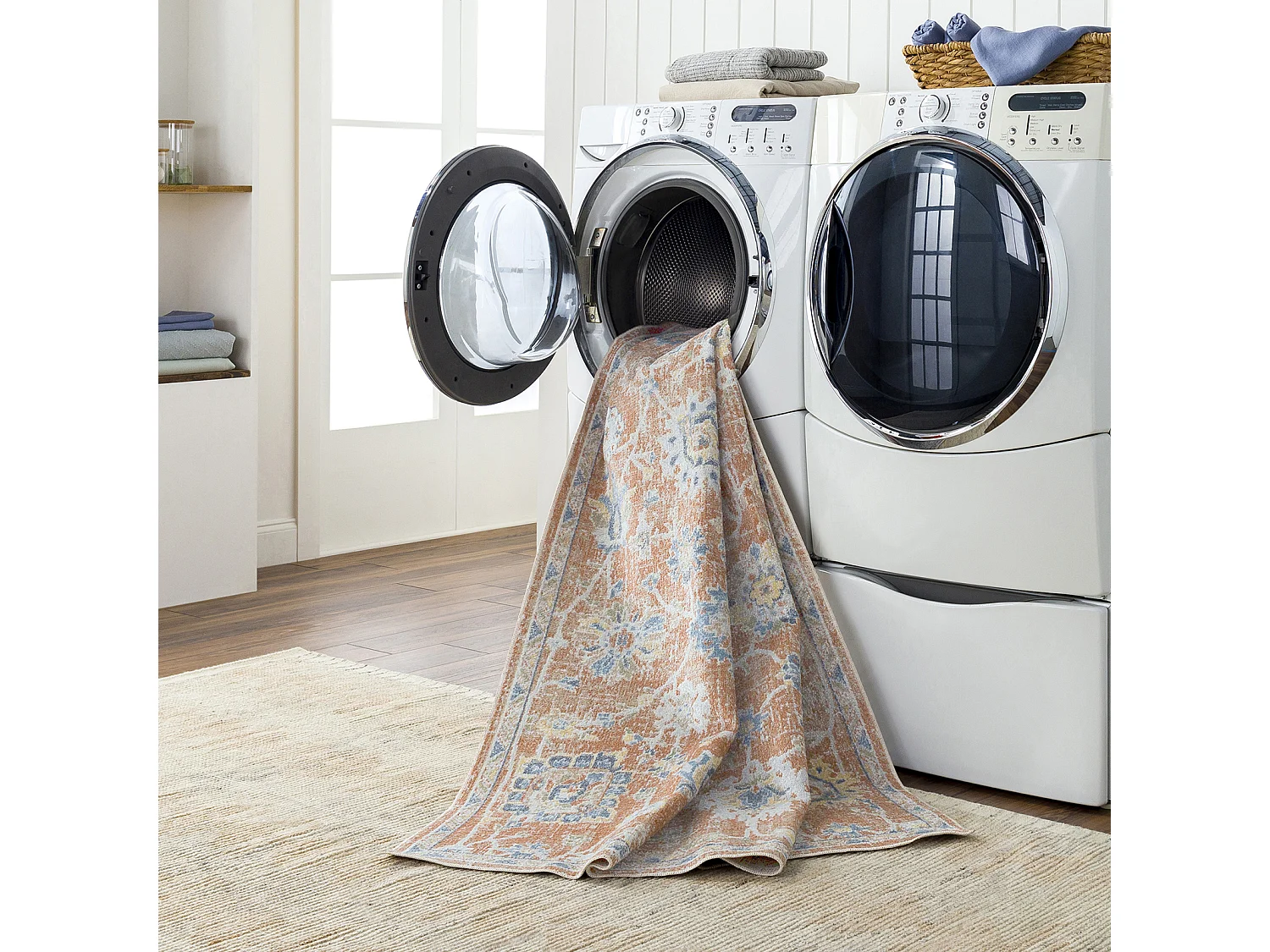 Afwasbaar Vintage Tapijt - Rood - 160x213cm - RUBY