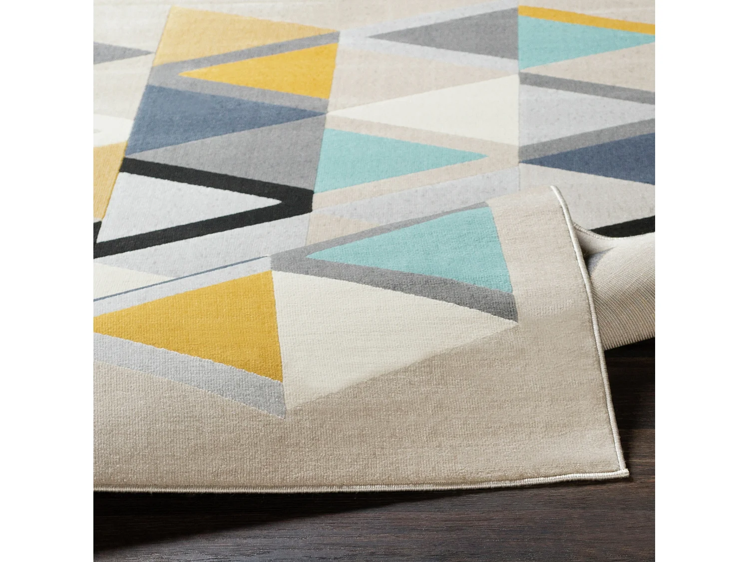 Tapis Scandinave Moderne - Multicolore/Gris - 120x170cm - DELANEY
