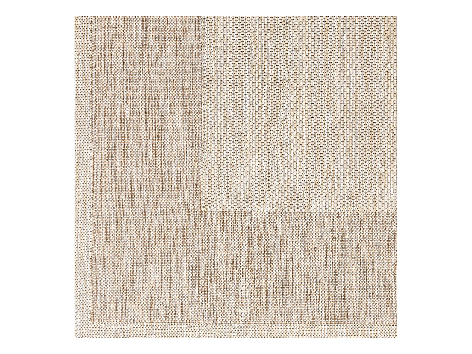 Tapis d'Extérieur/Intérieur Aspect Jute - Beige/Ivoire - 160x213cm - LAYLA