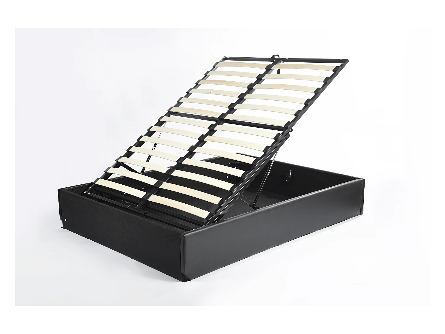 Lit coffre 140x190cm sans matelas,majesty