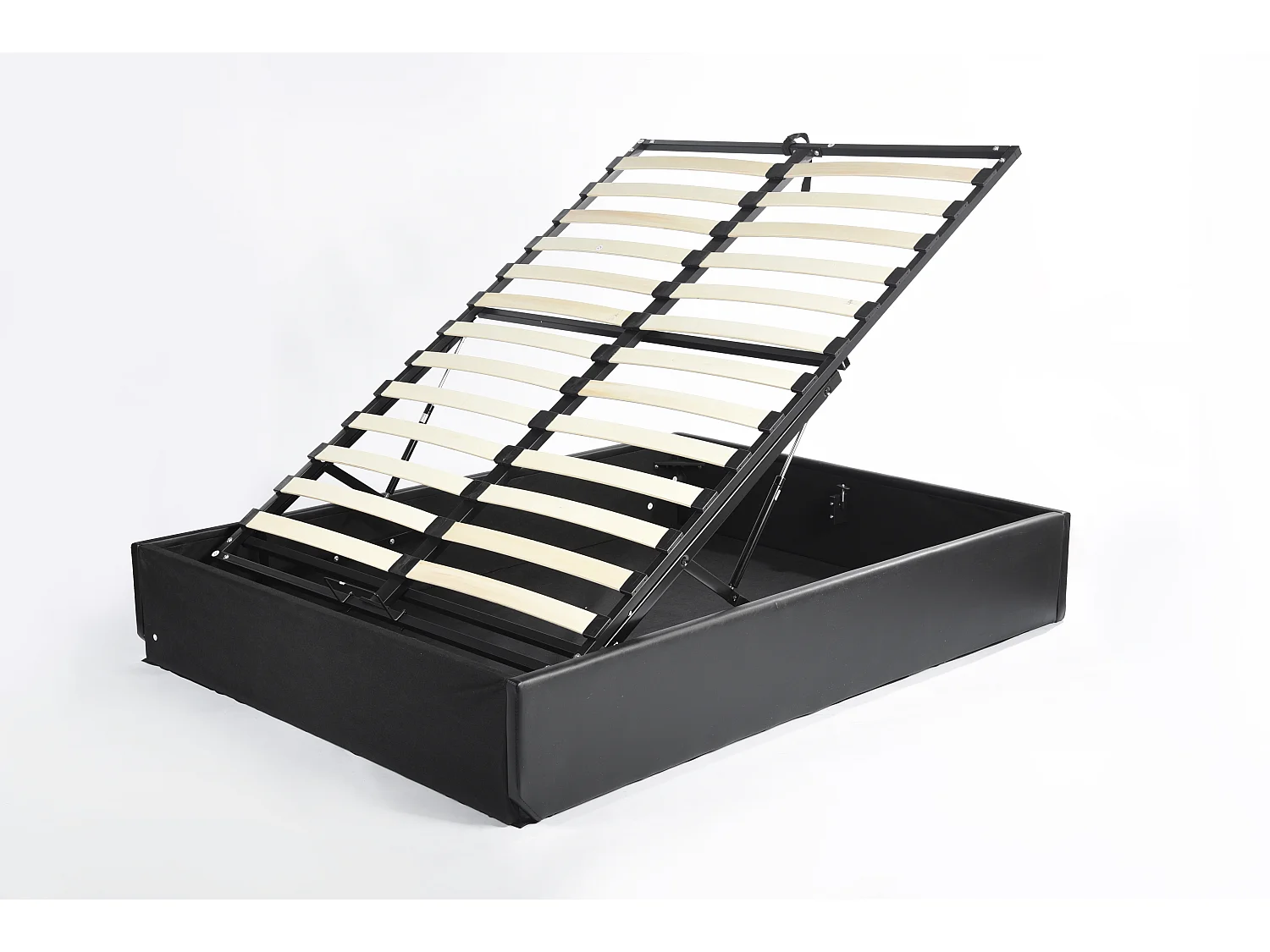 Lit coffre 140x190cm sans matelas,majesty