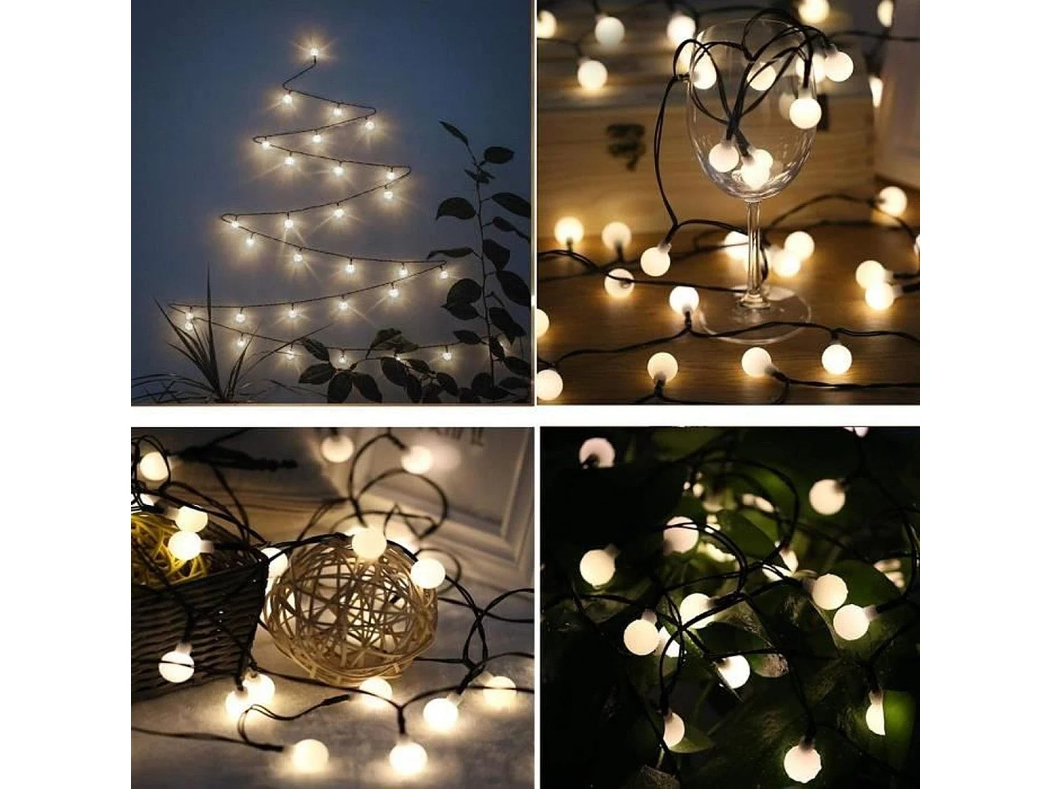 Solar lichtsnoeren 60LED BILLY