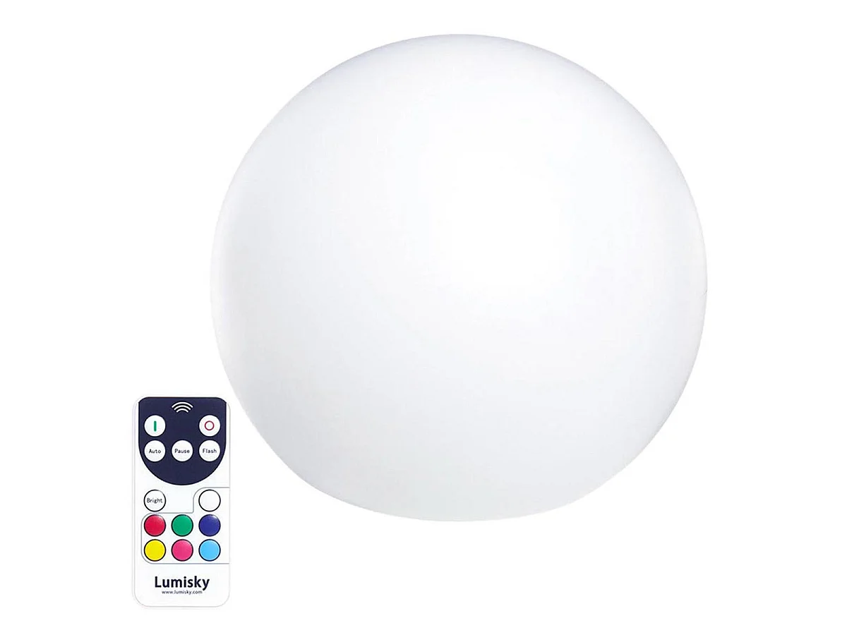 Boule lumineuse sans fil flottante BOBBY ∅40cm