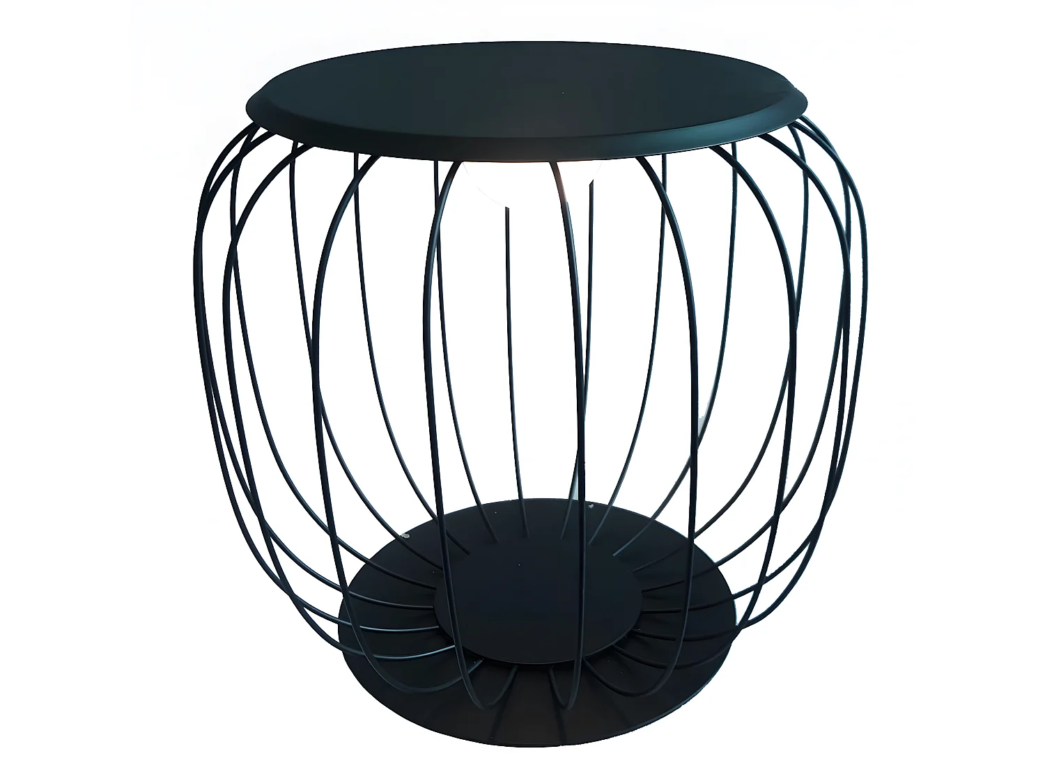 Lanterne sans fil LED SUNRISE Gris Metal H40CM