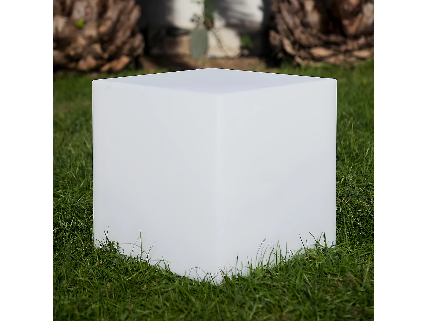 Cube lumineux sans fil LED multicolore CARRY Multicolore Polyéthylène H40CM