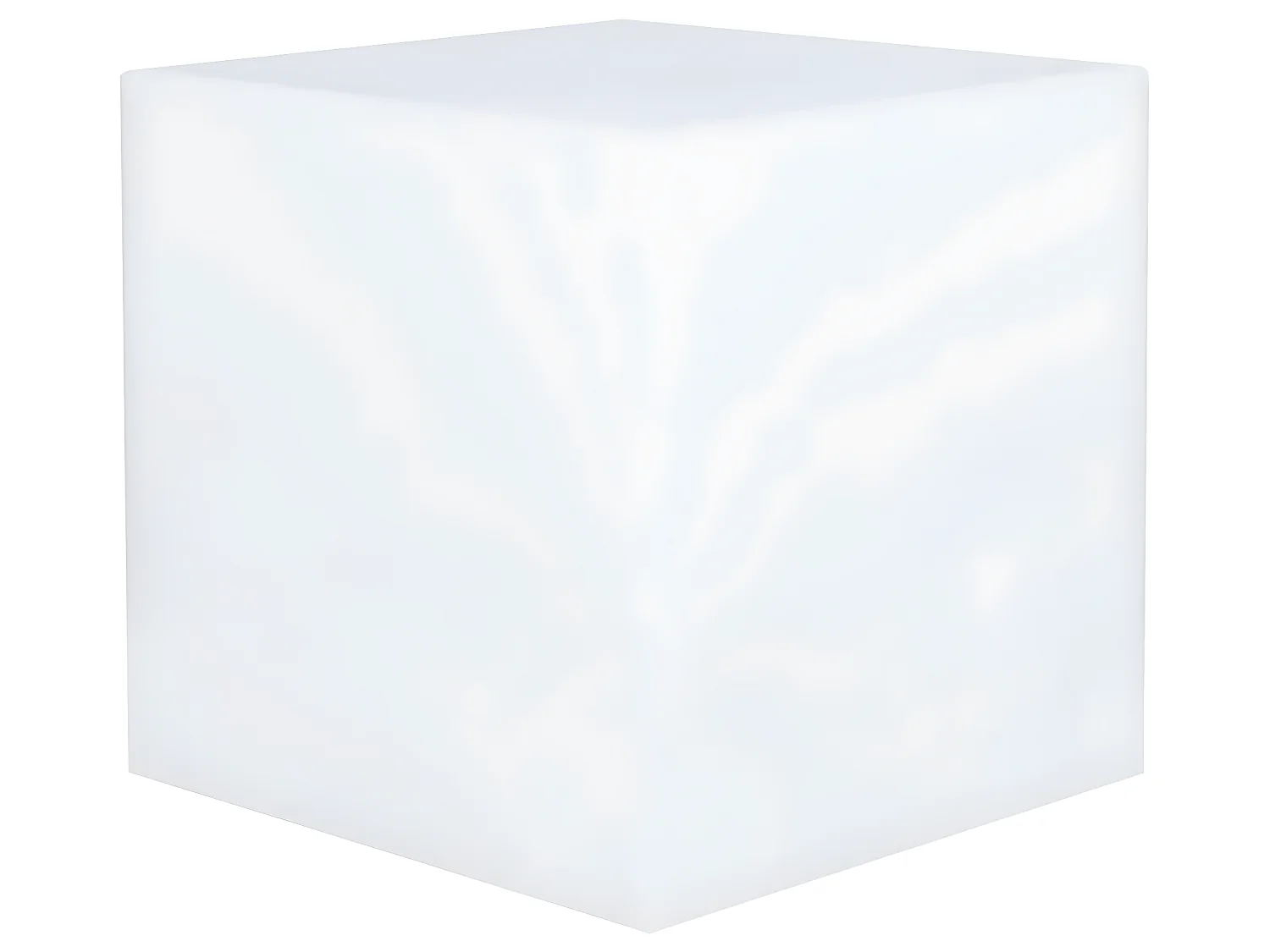 Cube lumineux sans fil LED multicolore CARRY Multicolore Polyéthylène H40CM