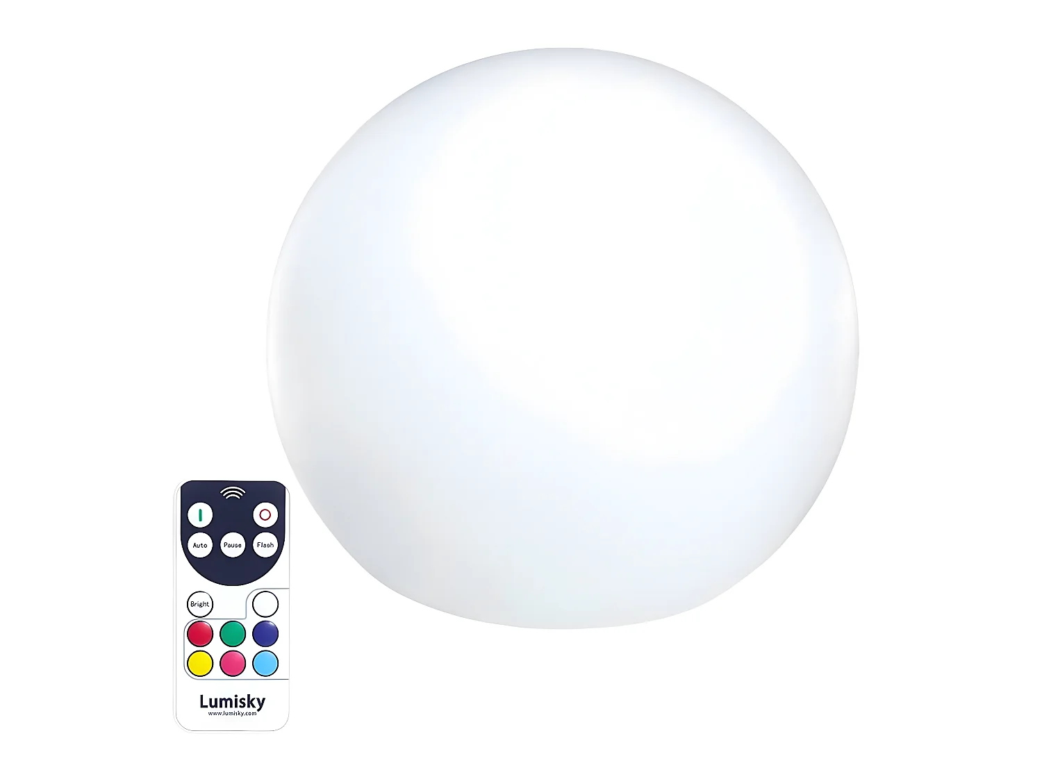Drijvende draadloze LED-lichtbol, meerkleurig D60CM BOBBY